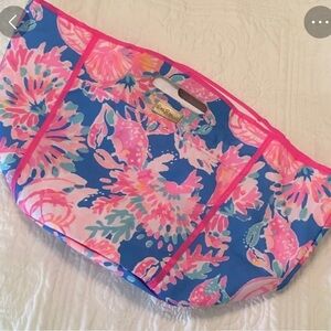 GWP Lilly Pulitzer Insulated Bennett Blue Floral Large Tote